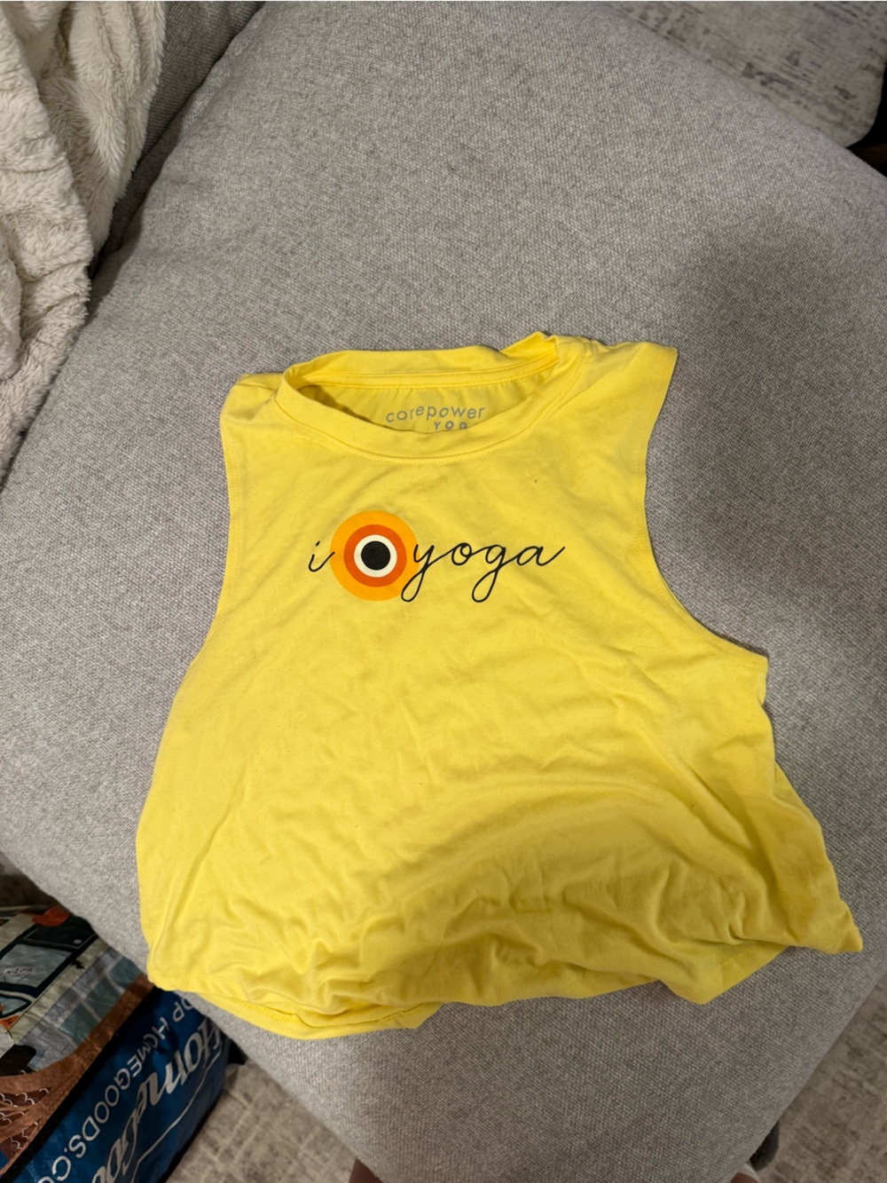 Yoga Yellow 'I Yoga' Women's Tank Top